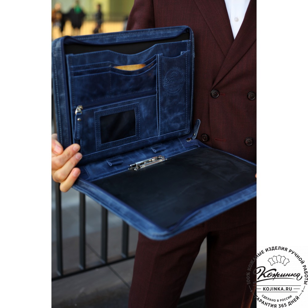 Папка для документов "Атташе" (тёмно-коричневая)